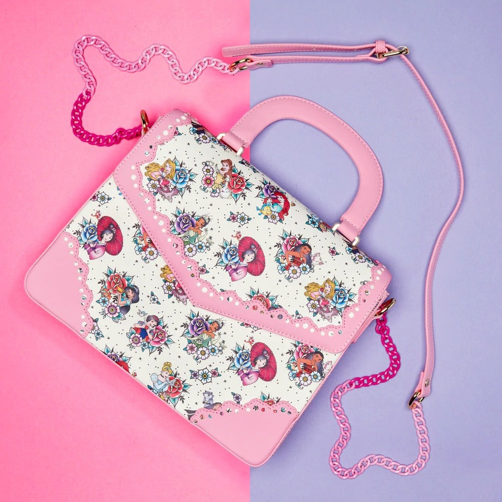 Loungefly Disney Princess - Floral Tattoo Crossbody Bag