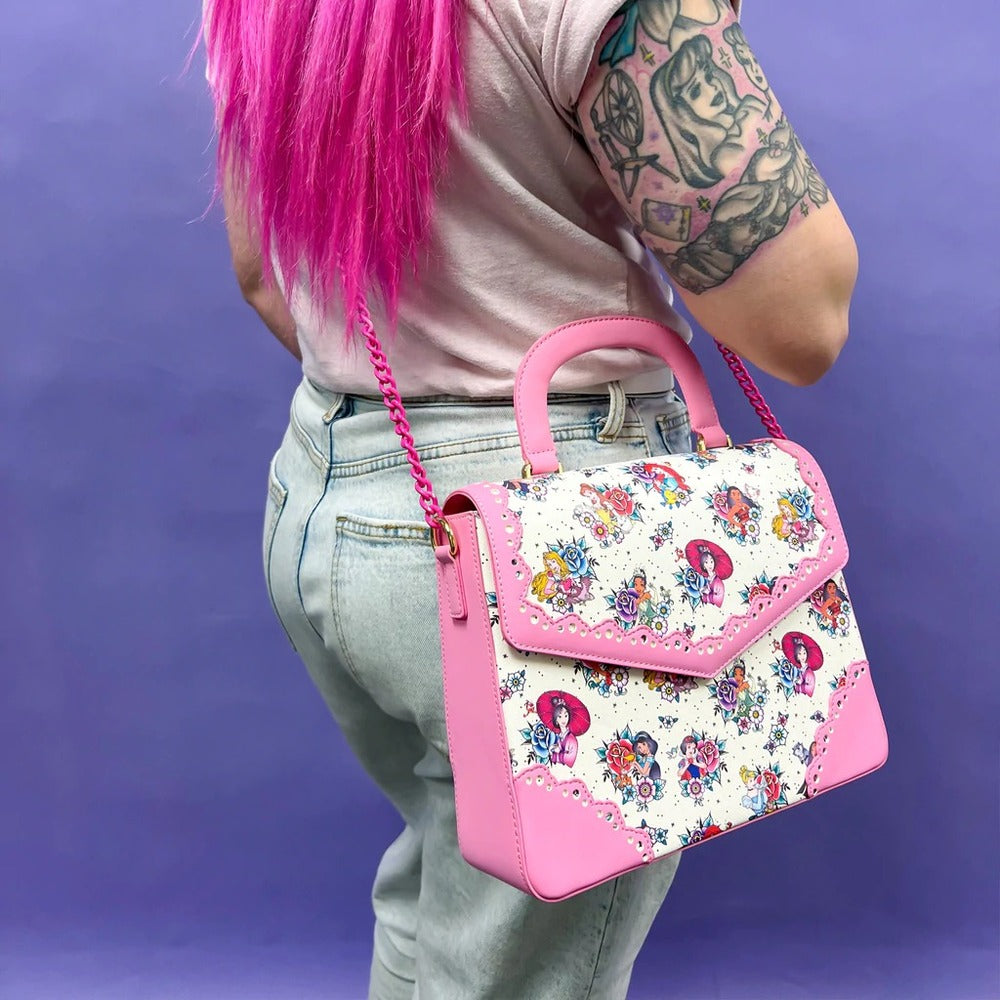 Loungefly Disney Princess - Floral Tattoo Crossbody Bag