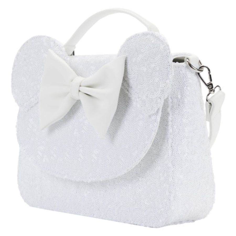 Loungefly Disney Minnie Mouse - Sequin Wedding Crossbody Bag