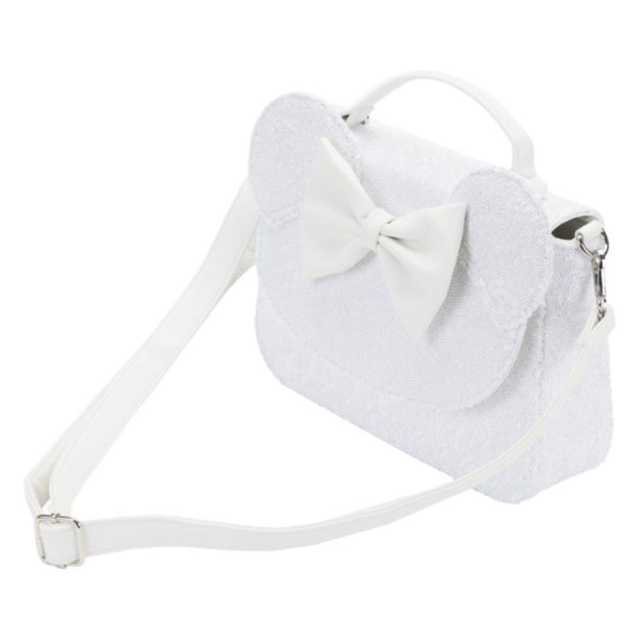 Loungefly Disney Minnie Mouse - Sequin Wedding Crossbody Bag