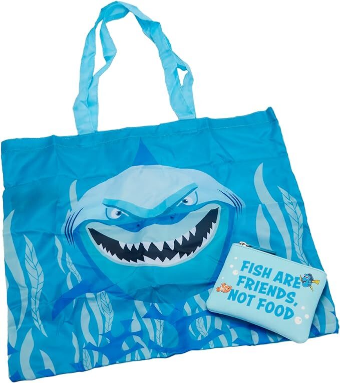 Loungefly Disney Finding Nemo - Bruce Coin Pouch & Tote Bag US Exclusive