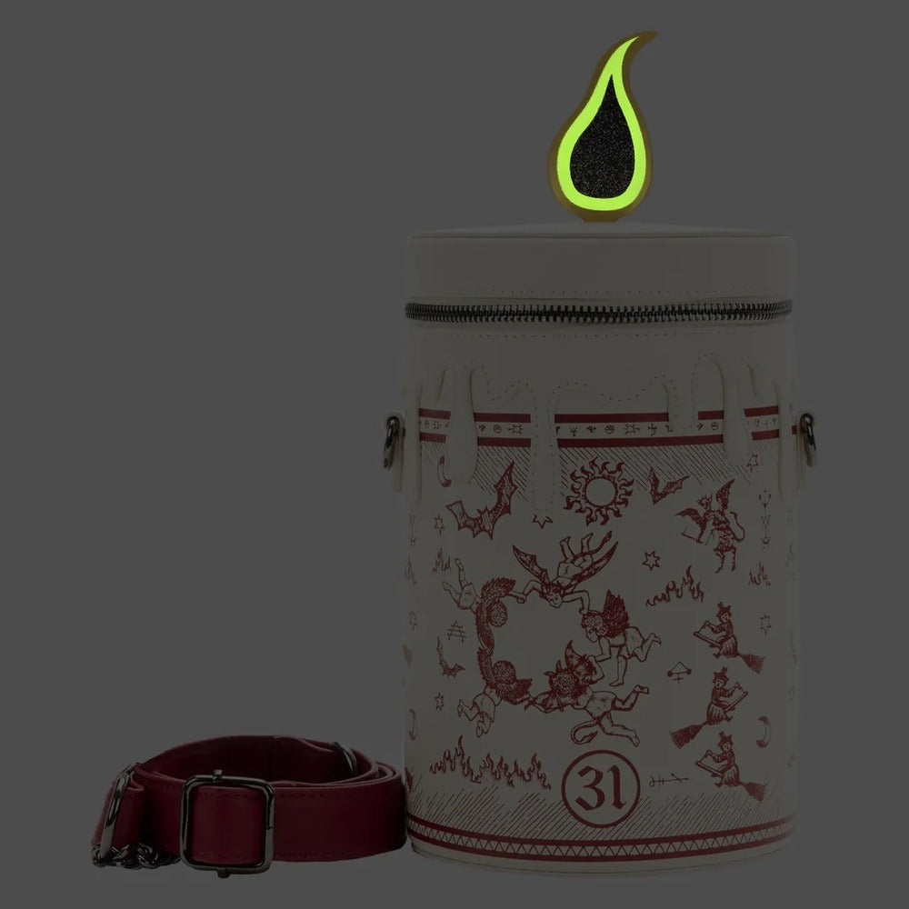 Loungefly Disney Hocus Pocus - Black Flame Glow Candle Crossbody Bag
