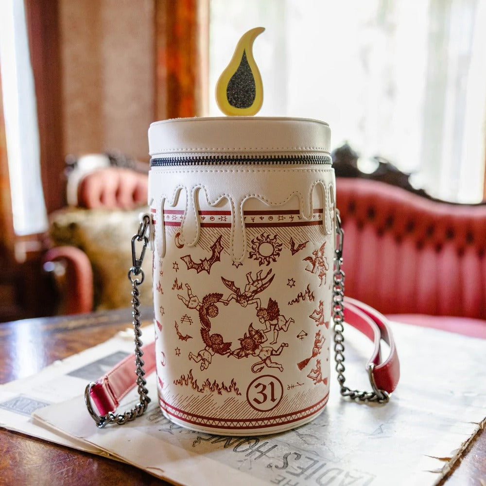 Loungefly Disney Hocus Pocus - Black Flame Glow Candle Crossbody Bag