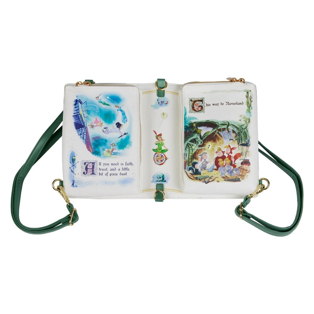 Loungefly Disney Peter Pan - Book Convertible Crossbody Bag