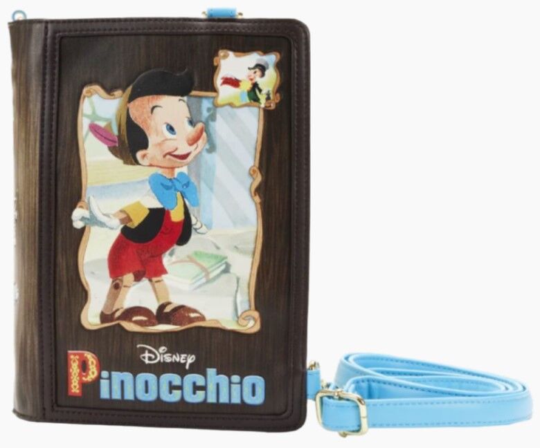 Loungefly Disney Pinocchio (1940) - Classic Book Convertible Crossbody Bag
