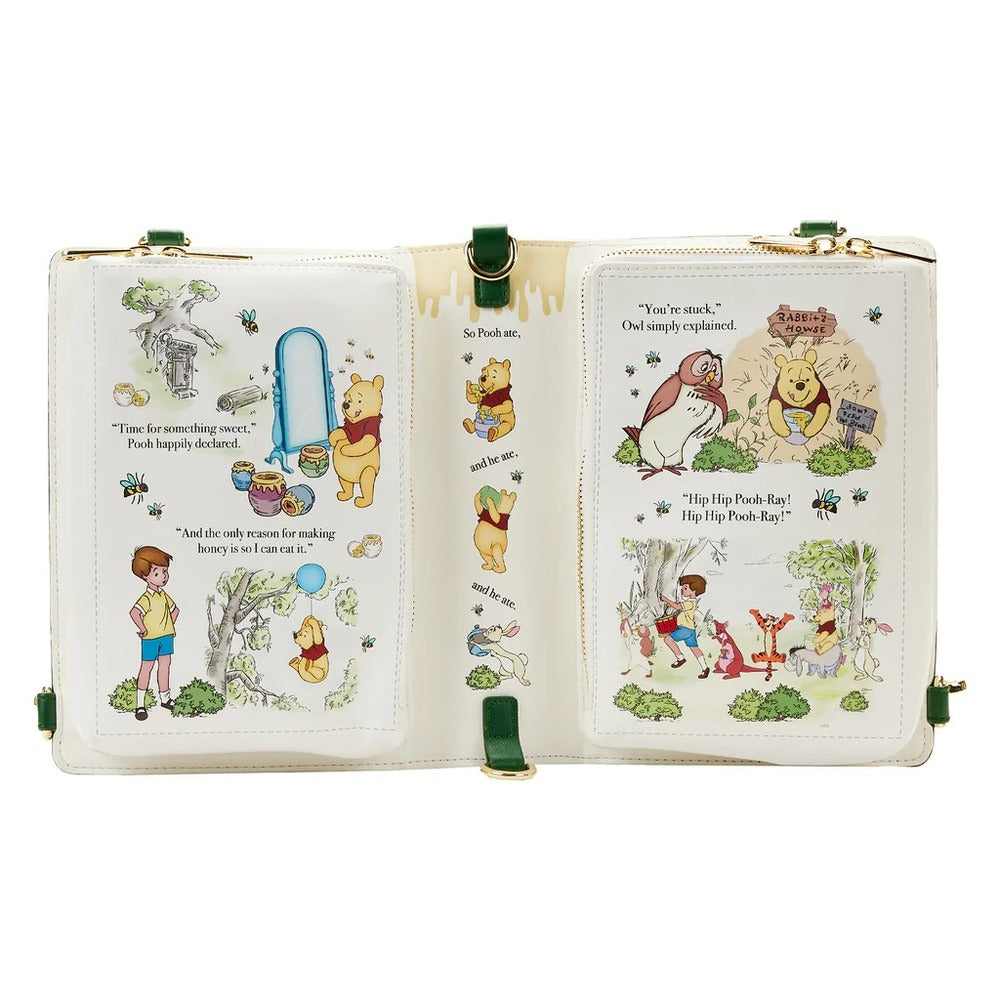 Loungefly Disney Winnie The Pooh - Book Convertible Crossbody Bag