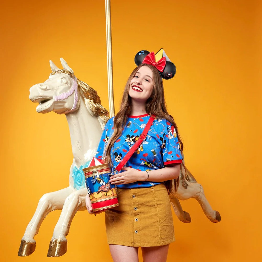 Loungefly Disney Mickey Mouse - Brave Little Tailor Carousel Crossbody