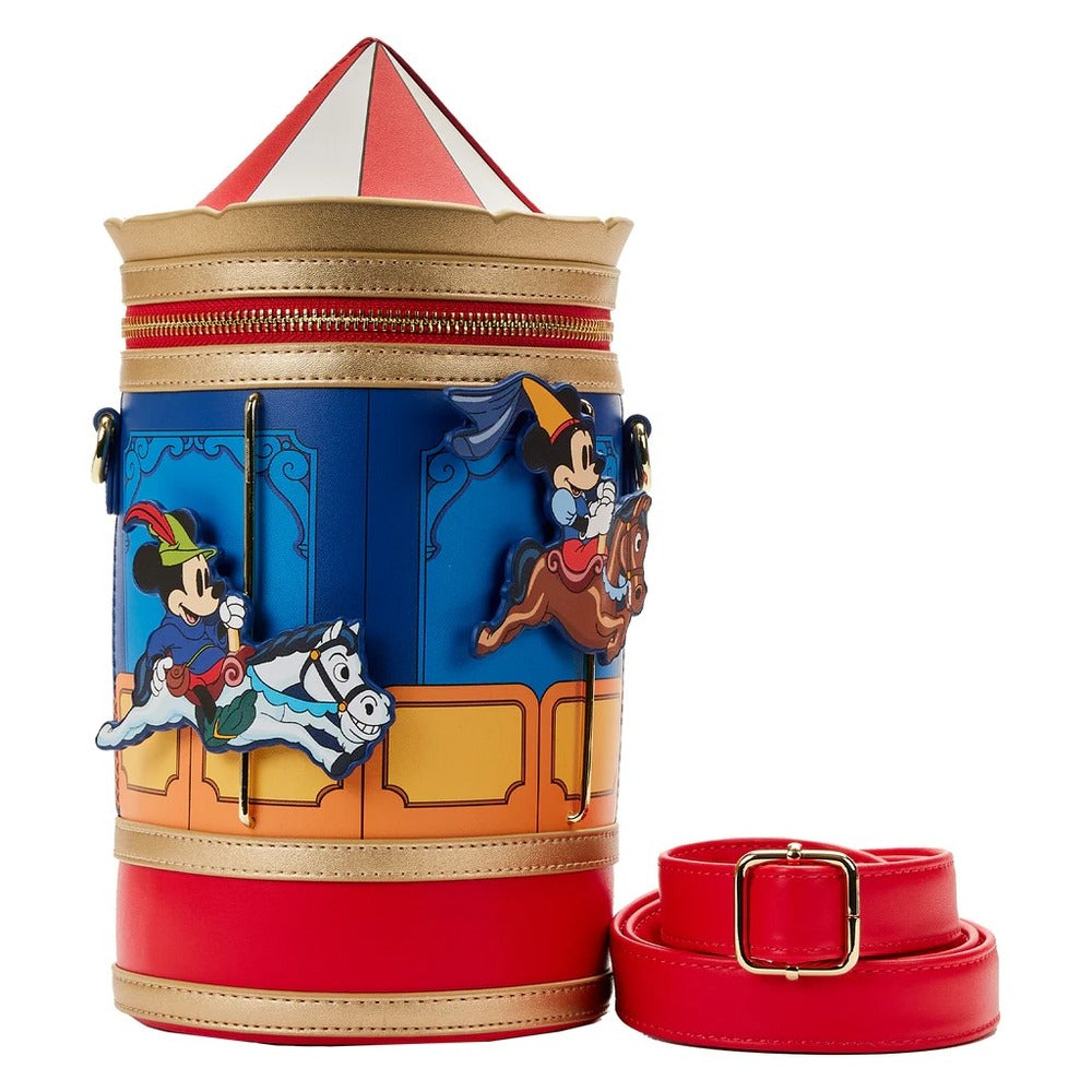 Loungefly Disney Mickey Mouse - Brave Little Tailor Carousel Crossbody