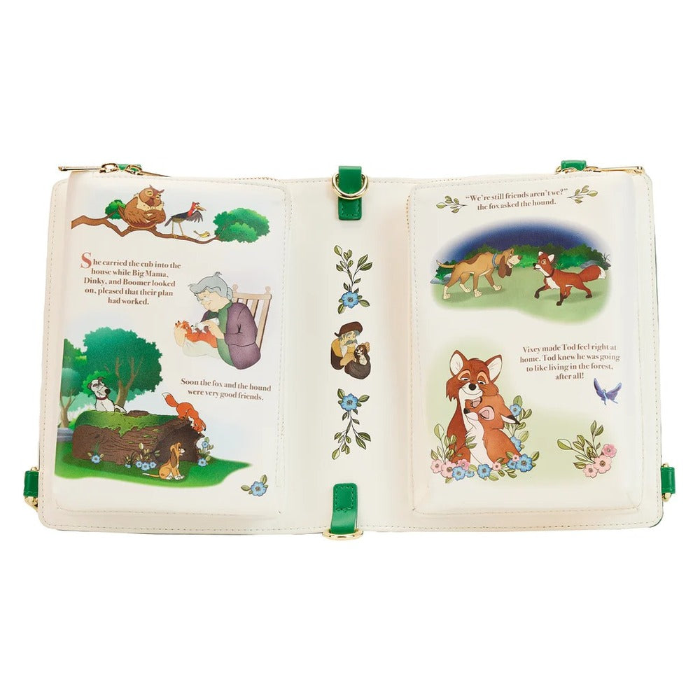 Loungefly Disney The Fox and the Hound - Classic Book Convertible Crossbody