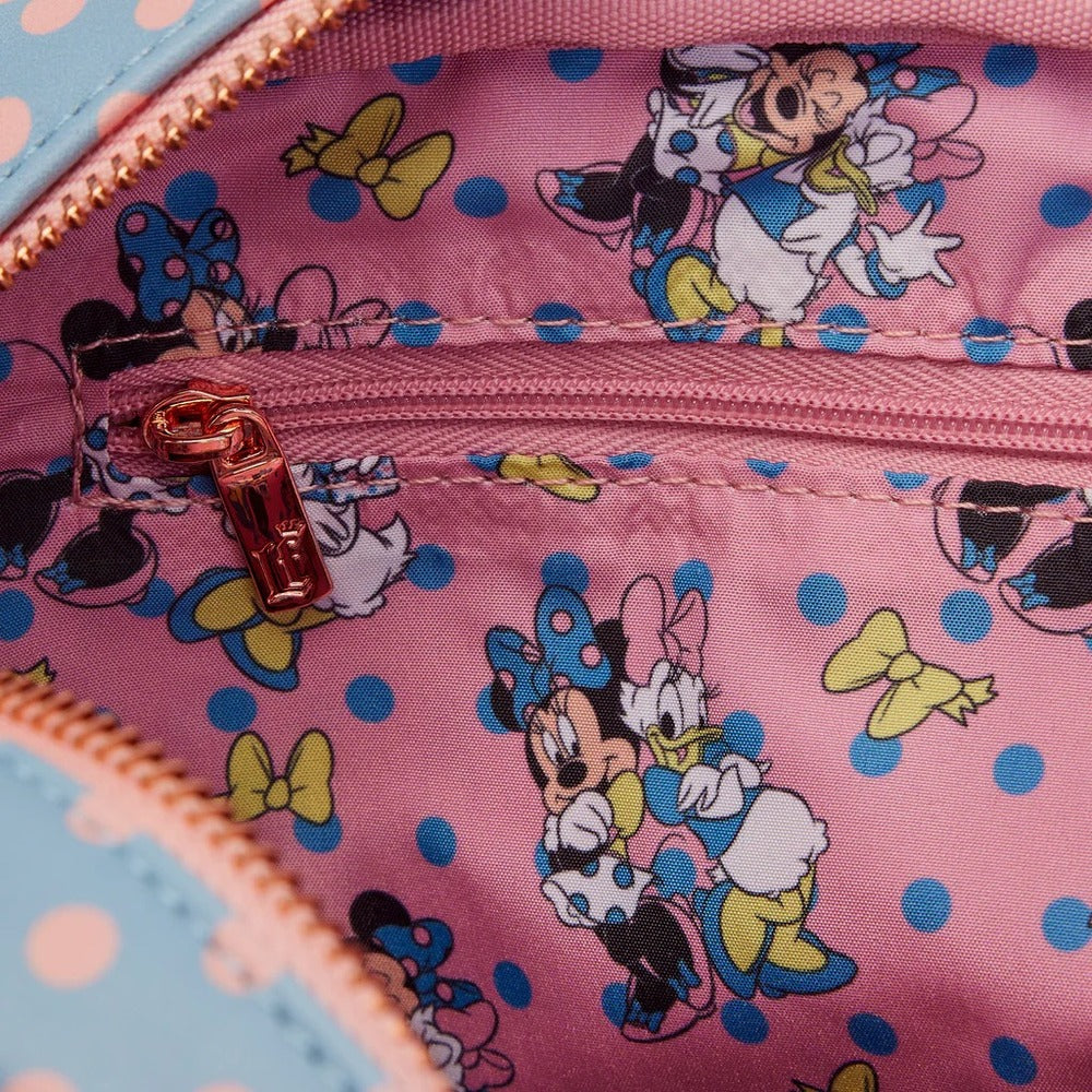 Loungefly Minnie Mouse - Pastel Block Dots Crossbody