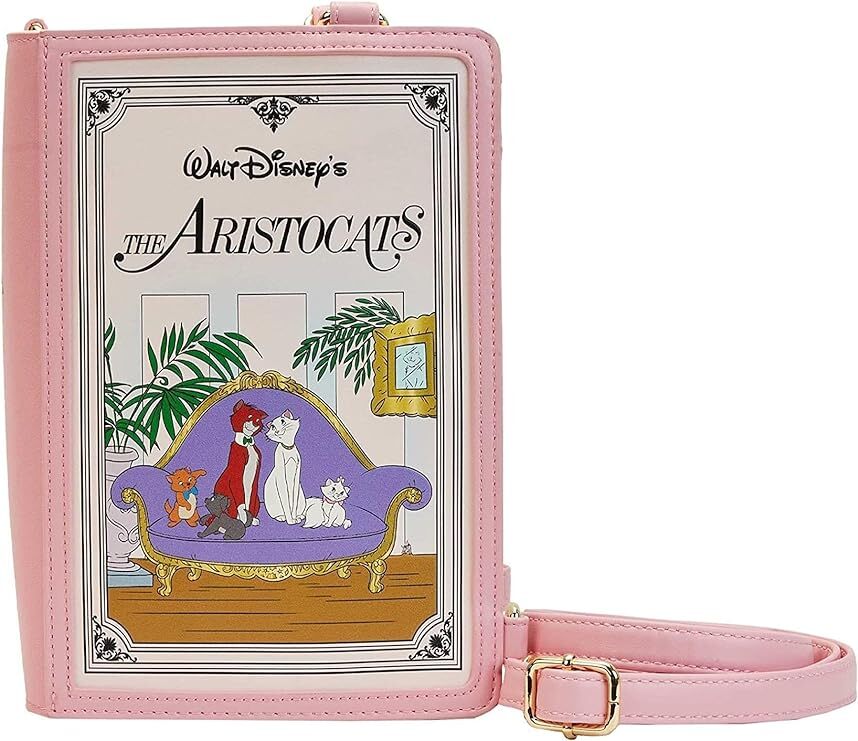 Loungefly Disney Aristocats - (1970) Book Convertible Crossbody Bag