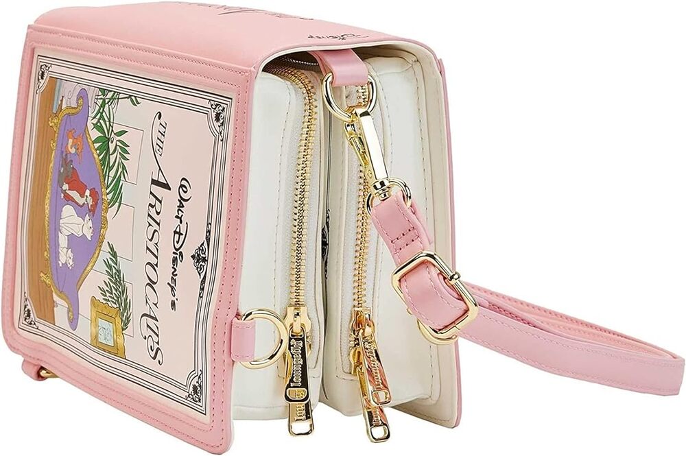 Loungefly Disney Aristocats - (1970) Book Convertible Crossbody Bag