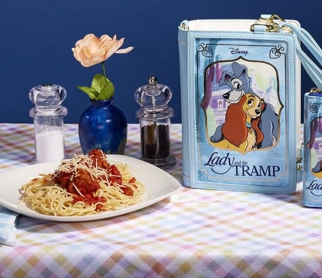 Loungefly Disney Lady & the Tramp - Book Convertible Crossbody Bag