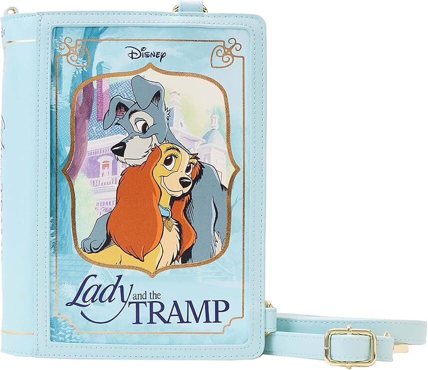 Loungefly Disney Lady & the Tramp - Book Convertible Crossbody Bag