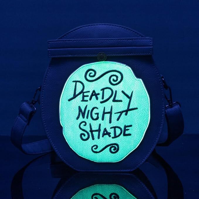 Loungefly Disney The Nightmare Before Christmas - Deadly Night Shade Bottle Crossbody