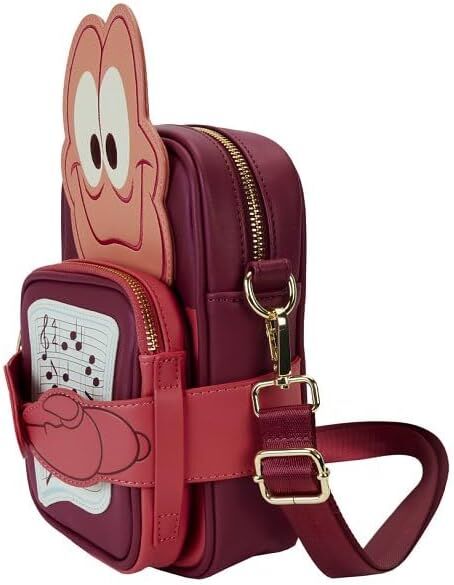 Loungefly Disney The Little Mermaid (1989) - 35th Anniversary Sebastian Crossbuddies Bag