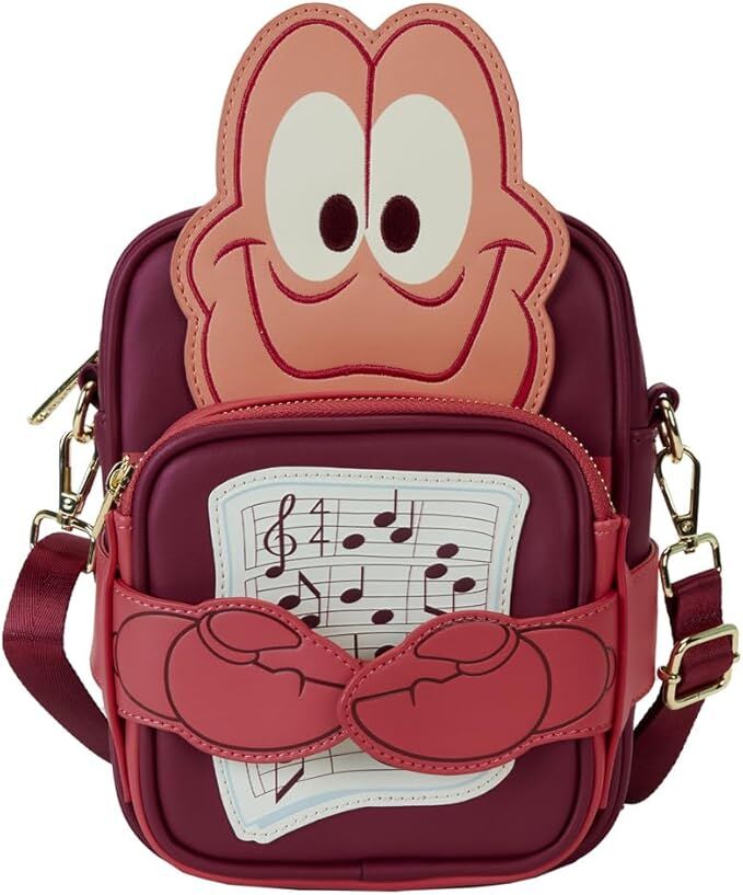 Loungefly Disney The Little Mermaid (1989) - 35th Anniversary Sebastian Crossbuddies Bag