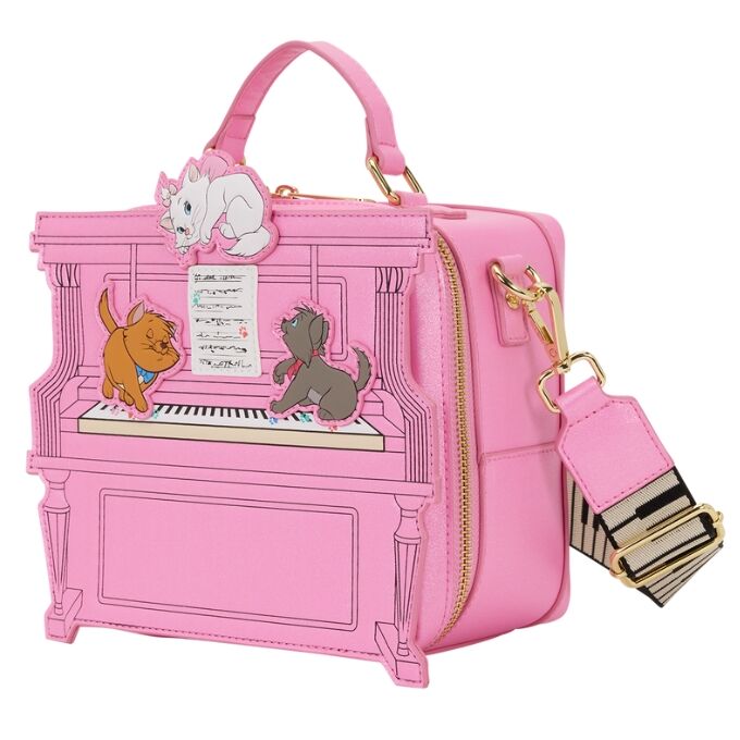 Loungefly Disney The Aristocats - Figural Piano Crossbody Bag