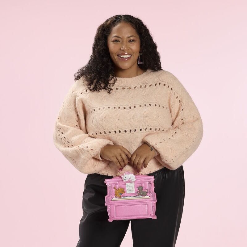 Loungefly Disney The Aristocats - Figural Piano Crossbody Bag