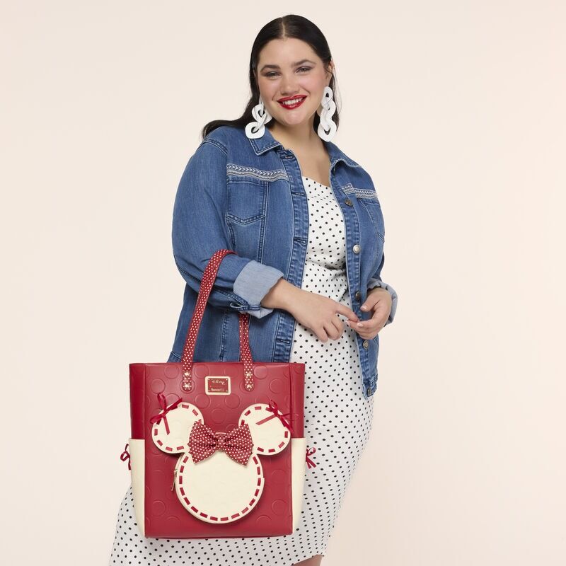 Loungefly Disney Minnie Mouse - Rocks the Dots Tote Bag