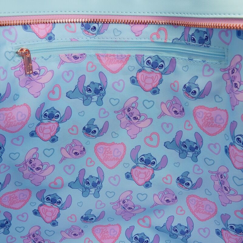 Loungefly Disney Lilo & Stitch - Stitch & Angel "True Love" Tote Crossbody Bag