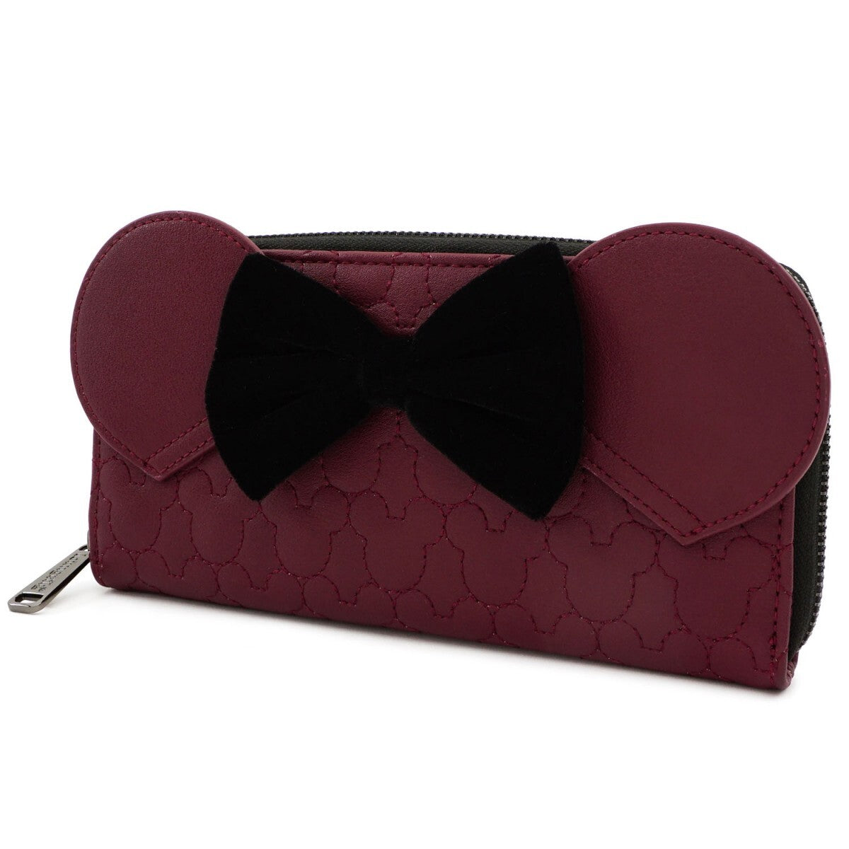 Loungefly Disney Minnie Mouse - Burgundy Quilted Zip-around Wallet