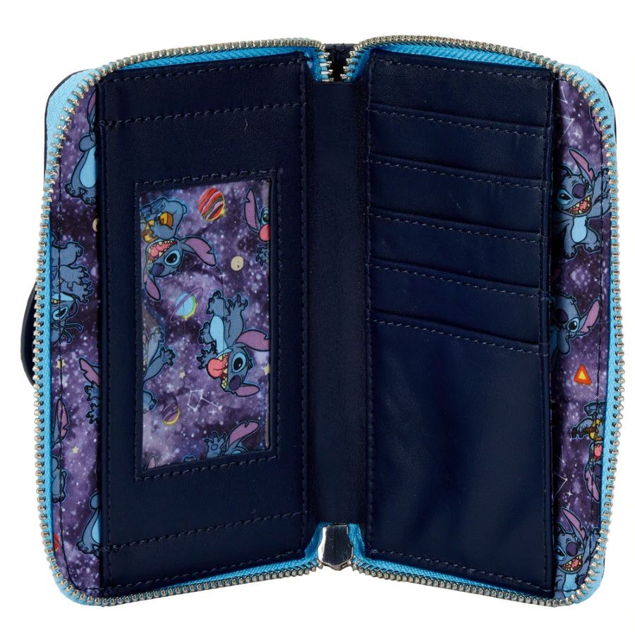Loungefly Disney Lilo and Stitch - Space Adventure Glow Wallet