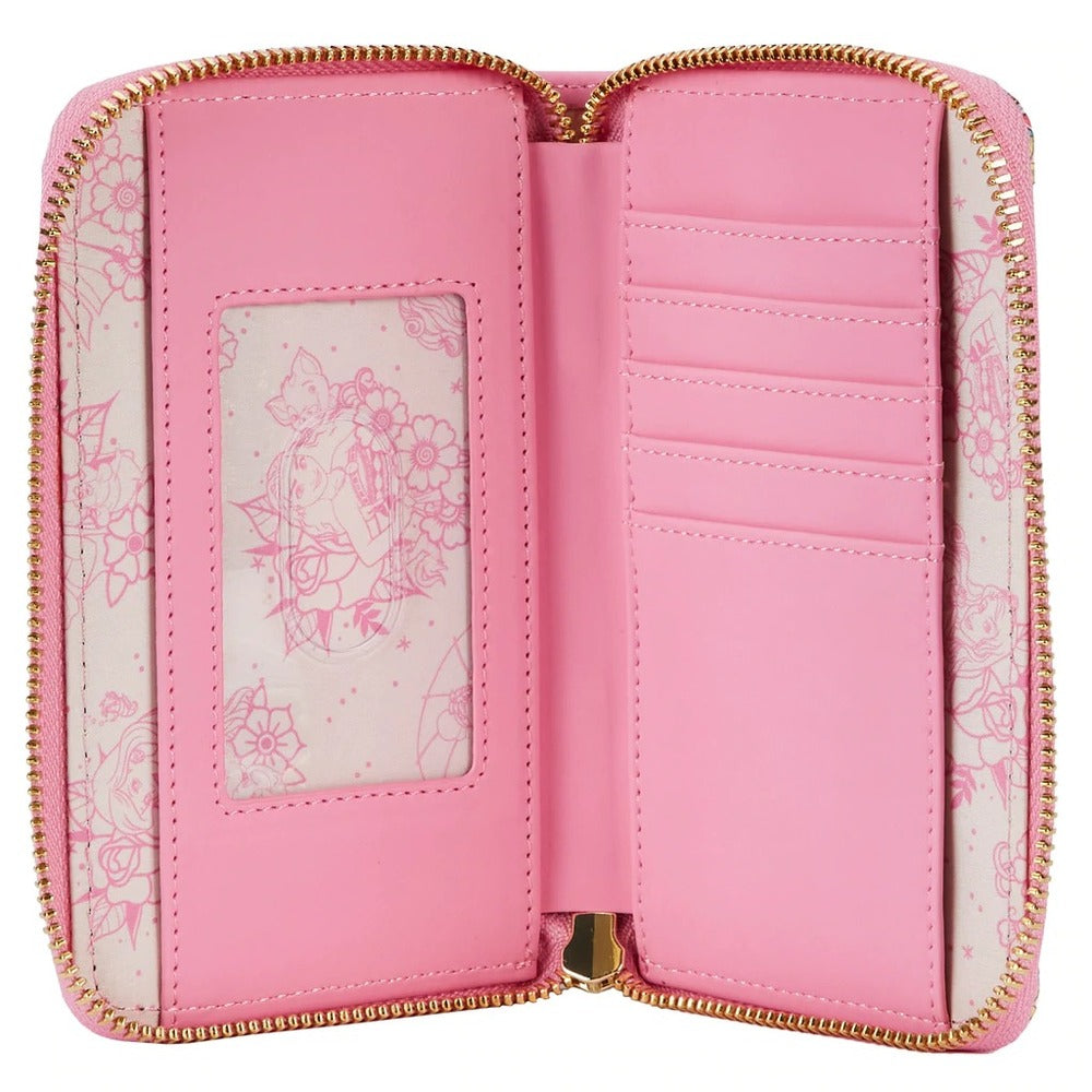 Loungefly Disney Princess - Floral Tattoo Wallet
