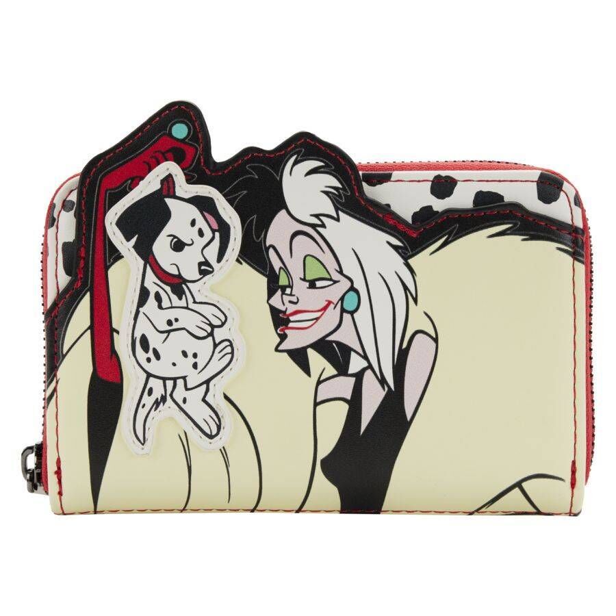 Loungefly Disney 101 Dalmatians - Cruella Scene Zip Around Wallet