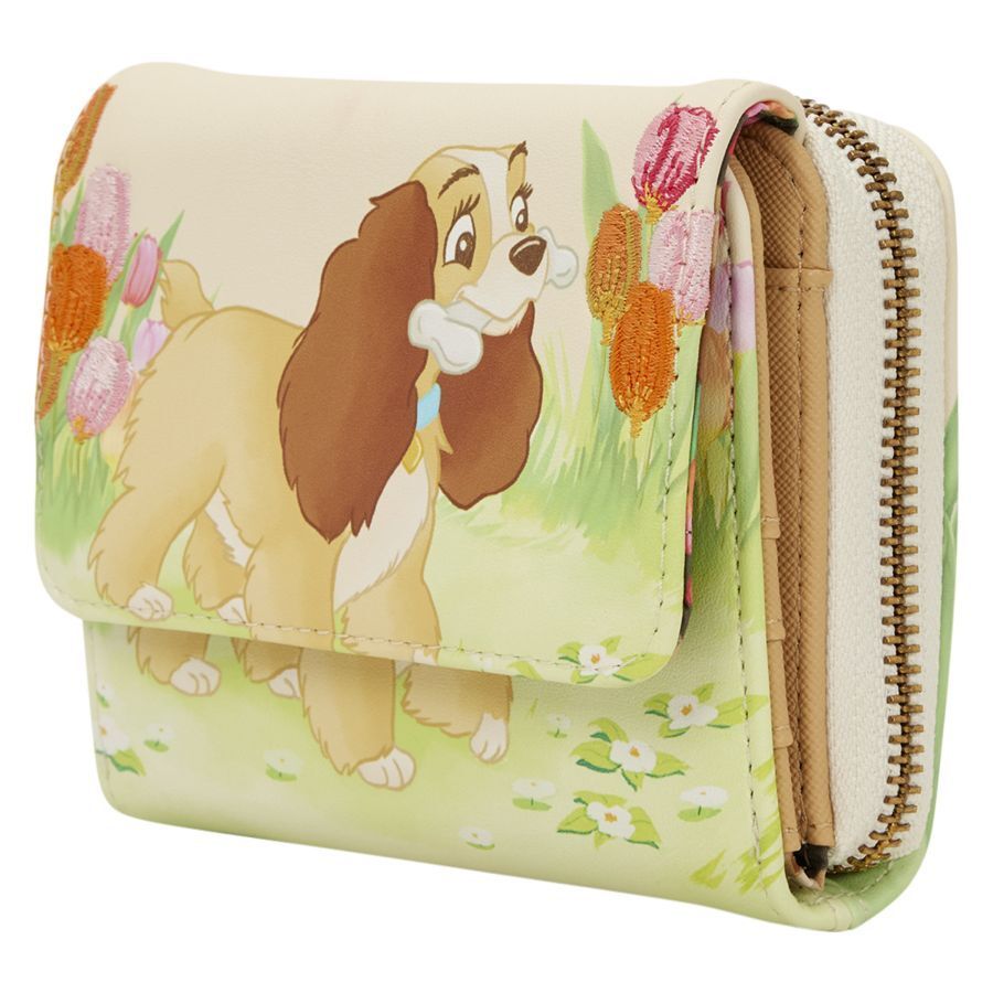 Loungefly Disney Lady & the Tramp - Pastel Tulip Bifold Wallet