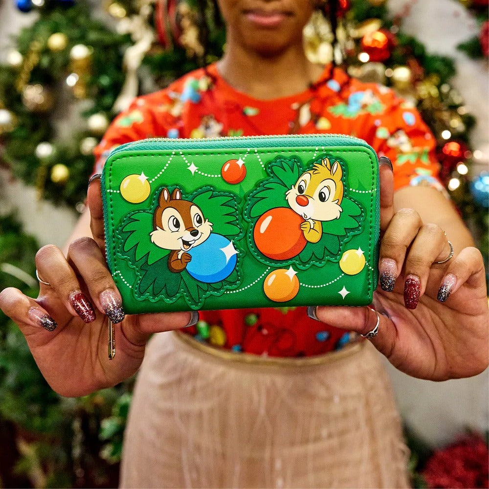 Loungefly Disney Chip 'n' Dale - Christmas Ornaments Wallet