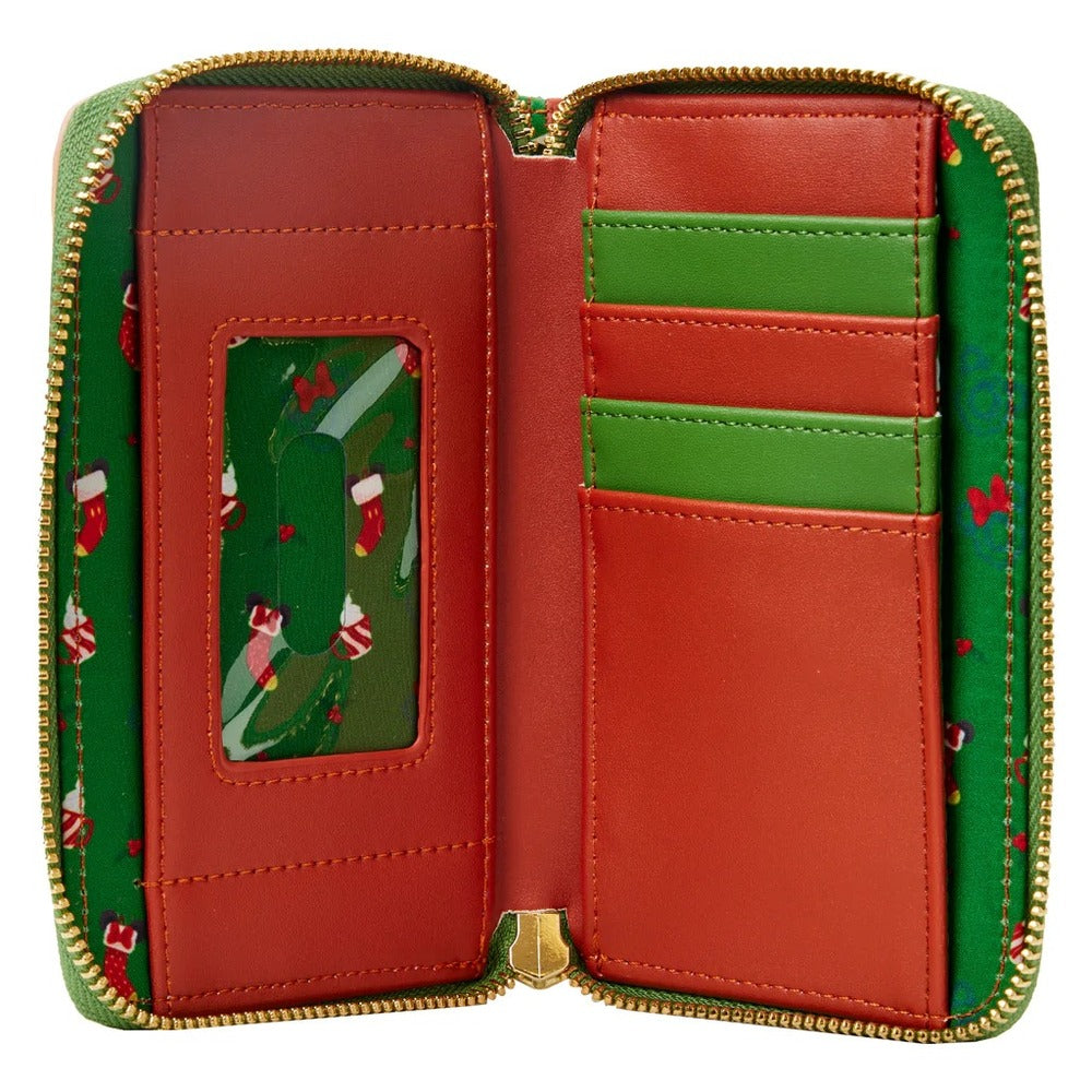Loungefly Disney Mickey And Minnie - Christmas Fireplace Wallet