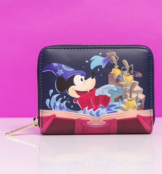 Loungefly Disney Fantasia - Sorcerer Mickey US Exclusive Zip Around Wallet