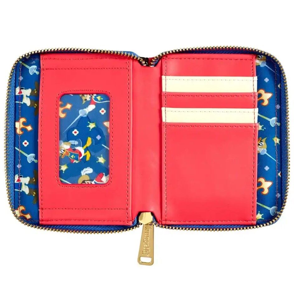 Loungefly Disney Three Musketeers - Mickey Mouse US Exclusive Zip Wallet