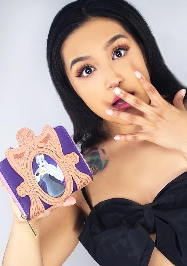Loungefly Disney The Little Mermaid (1989) - Ursula Mirror US Exclusive Zip Purse