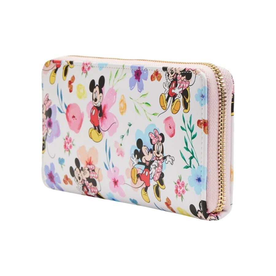 Loungefly Disney Mickey And Minnie - Floral Wallet