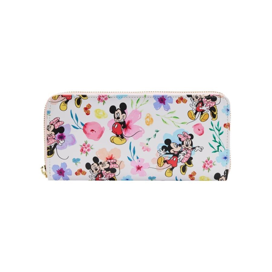 Loungefly Disney Mickey And Minnie - Floral Wallet