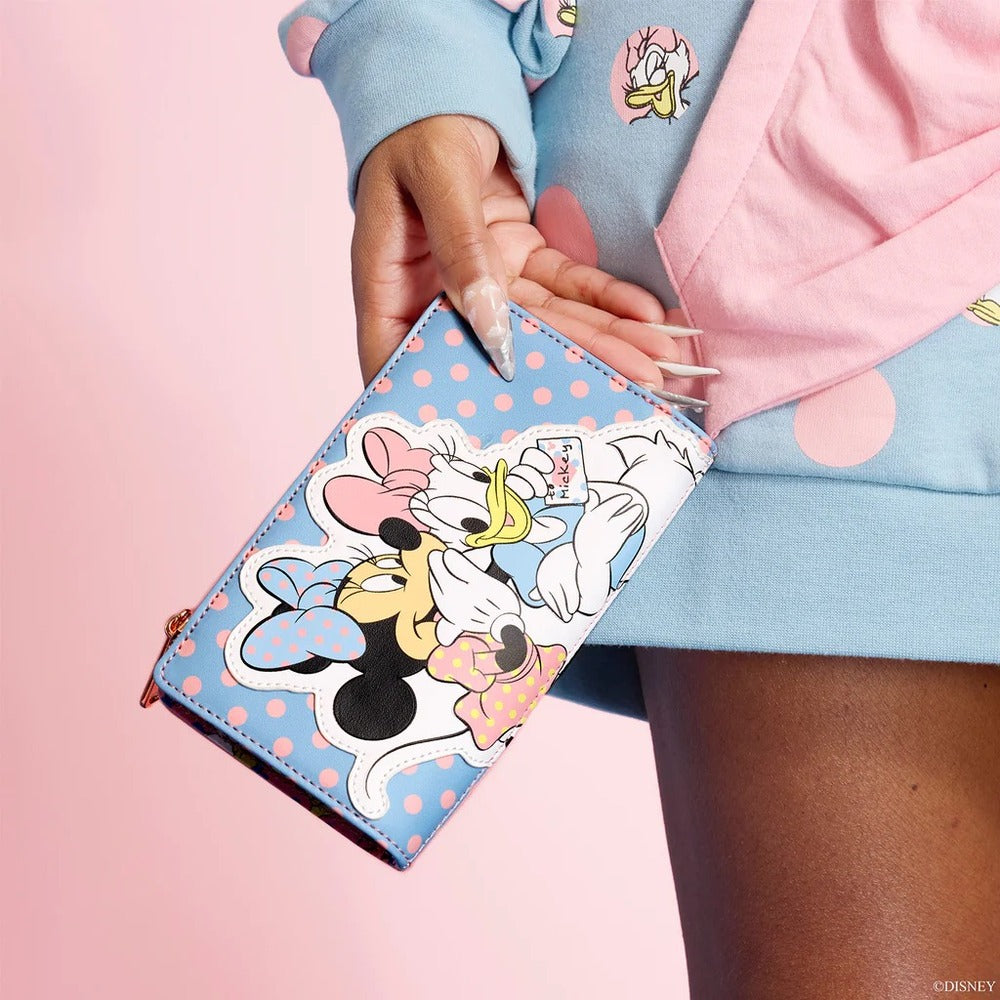 Loungefly Minnie Mouse - Pastel Block Dots Wallet