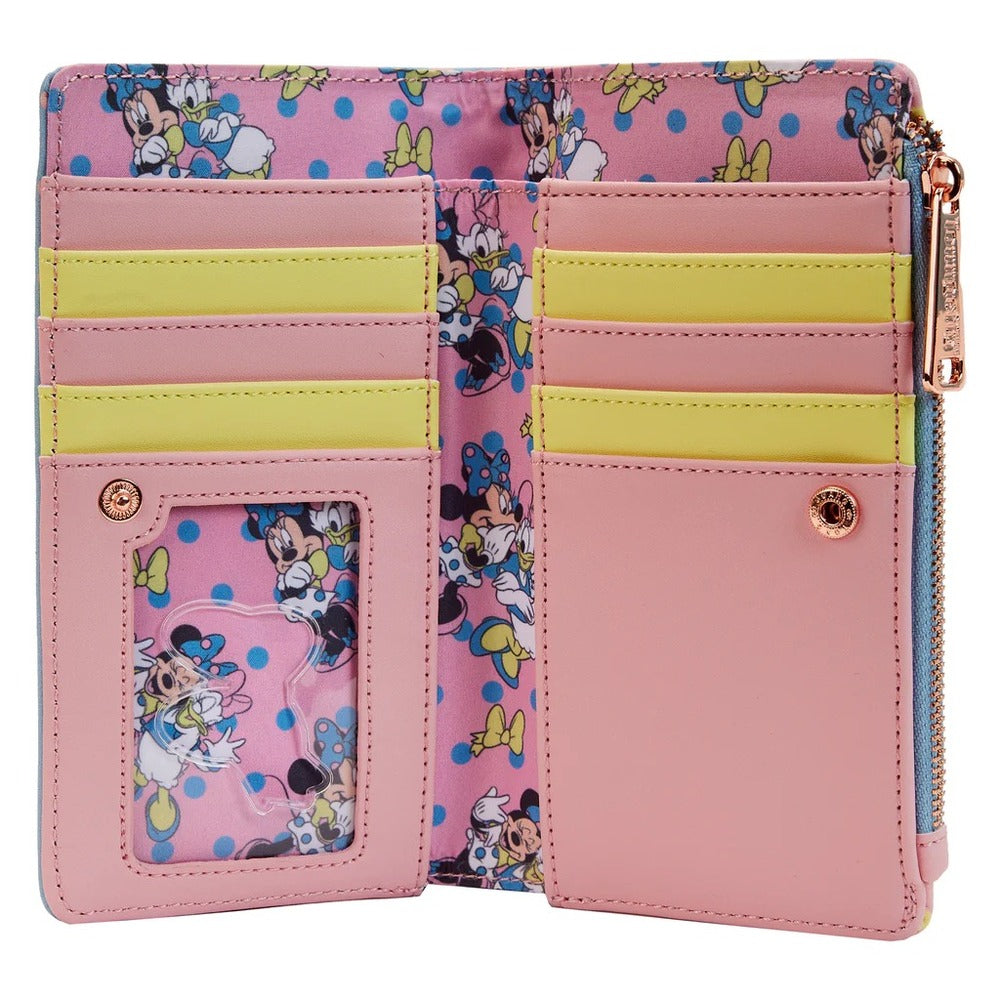 Loungefly Minnie Mouse - Pastel Block Dots Wallet