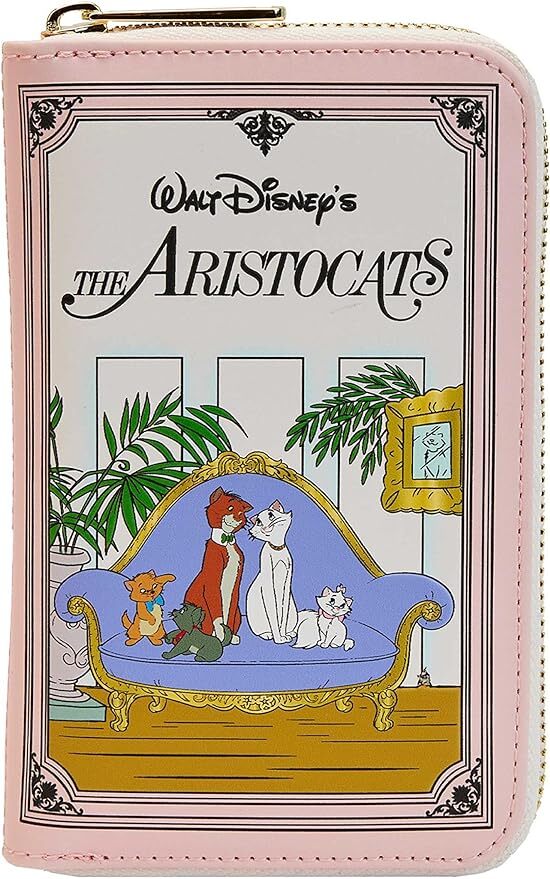 Loungefly Disney Aristocats - (1970) Book Zip Around Purse
