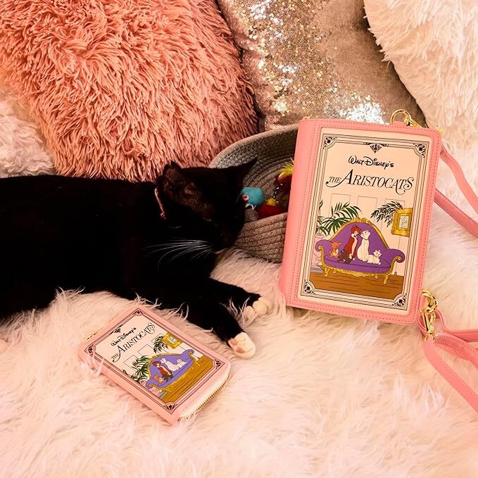 Loungefly Disney Aristocats - (1970) Book Zip Around Purse