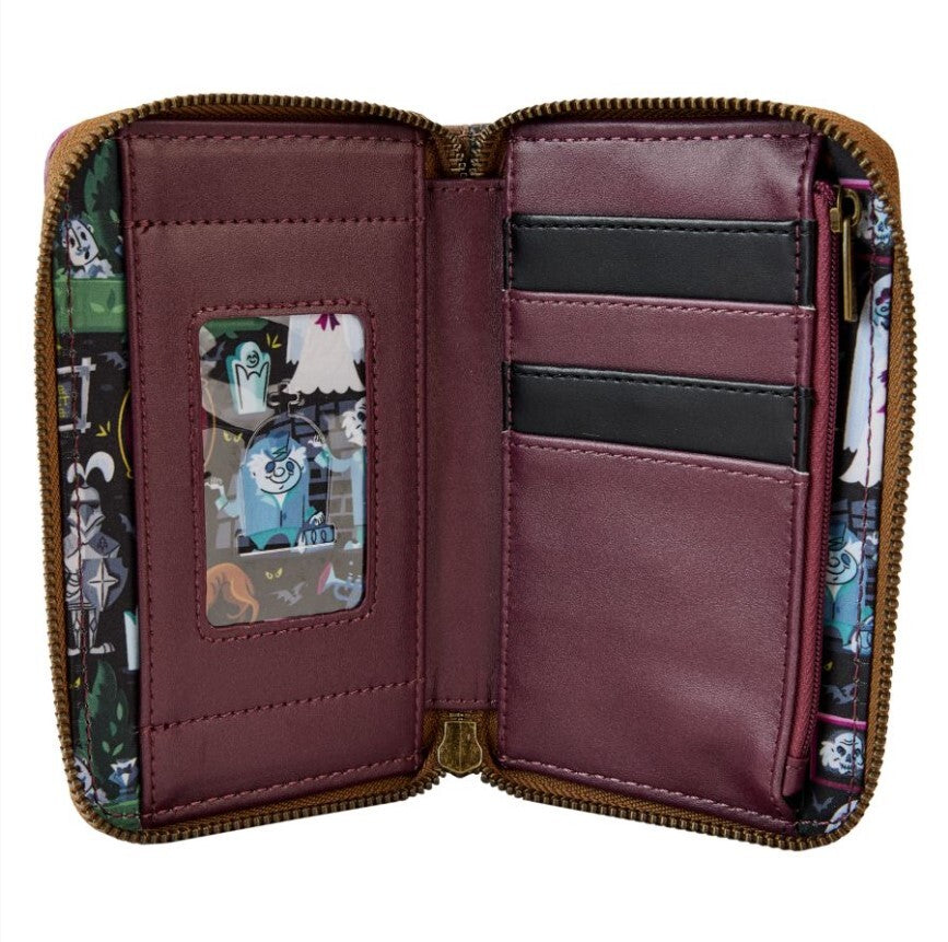 Loungefly Disney's Haunted Mansion - Portraits Glow in the Dark Zip Around Wallet