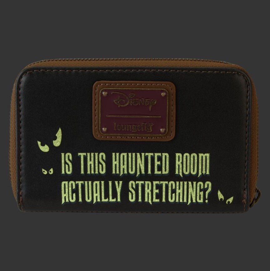 Loungefly Disney's Haunted Mansion - Portraits Glow in the Dark Zip Around Wallet