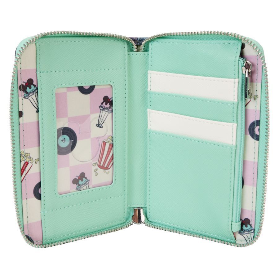 Loungefly Disney Mickey & Minnie Mouse - Date Night Drive-In Zip Around Wallet