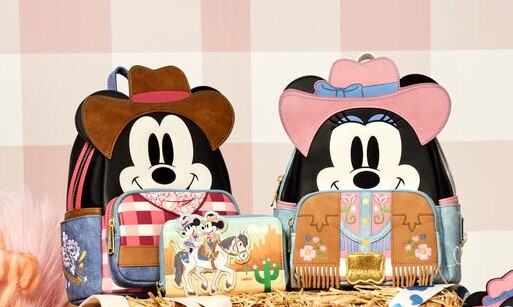 Loungefly Disney - Western Mickey & Minnie Zip Around Wallet
