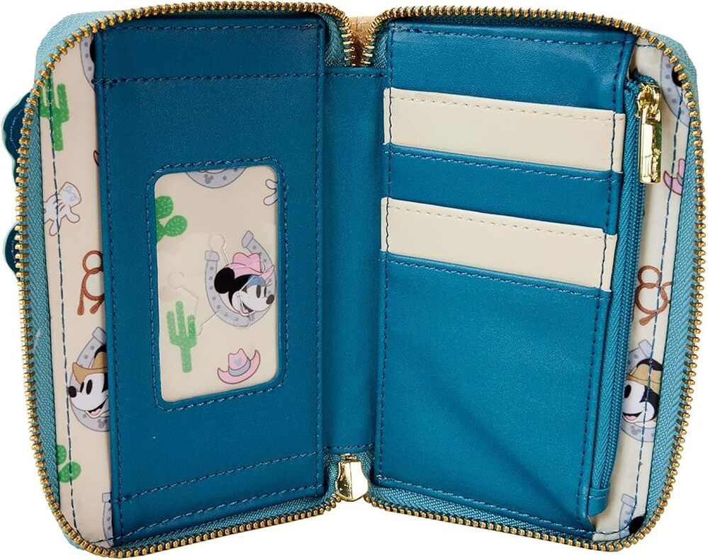 Loungefly Disney - Western Mickey & Minnie Zip Around Wallet