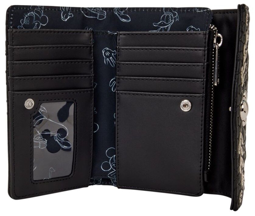 Loungefly Disney Mickey & Friends - Mickey Sketched Flap Wallet