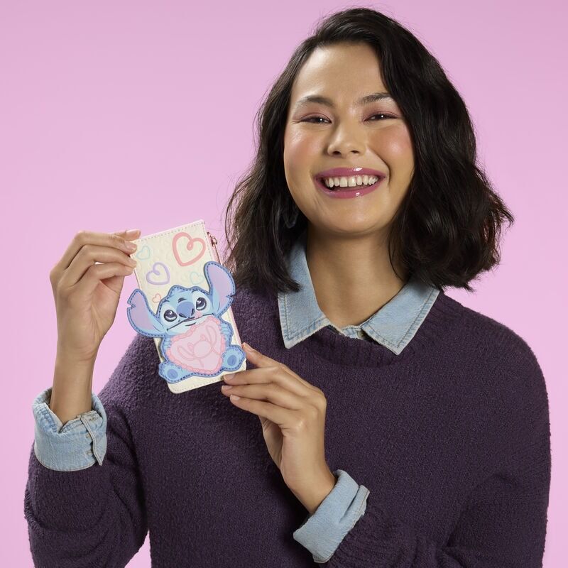 Loungefly Disney Lilo & Stitch - Stitch & Angel "Be Mine" Cardholder
