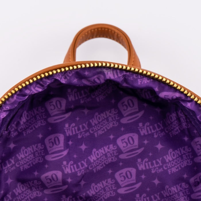 Loungefly Willy Wonka and the Chocolate Factory - 50th Anniversary Mini Backpack