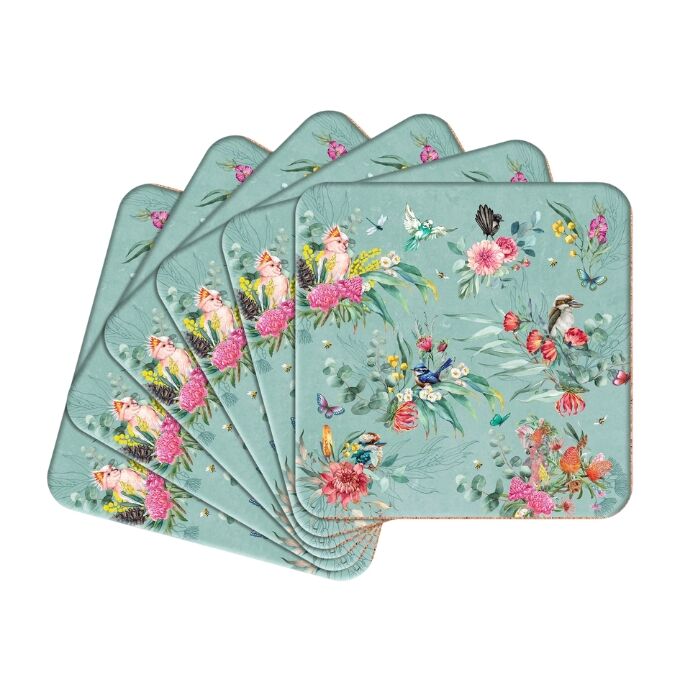 Lisa Pollock - Coasters Native Flora (Set of 6)